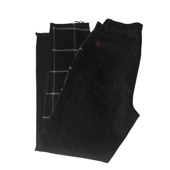 BDG Urban Outfitters Womens Mom High-Rise Jeans Waist 27 Black/Checkered Pattern - Picture 11 of 11